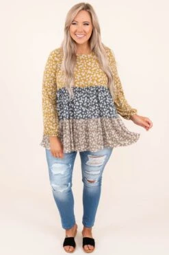 Following Sunshine Tunic, Multi -Chic Soul Store 7 7 12074