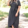 I’m Speechless Dress, Ash Grey -Chic Soul Store 746A3392 PRODUCT