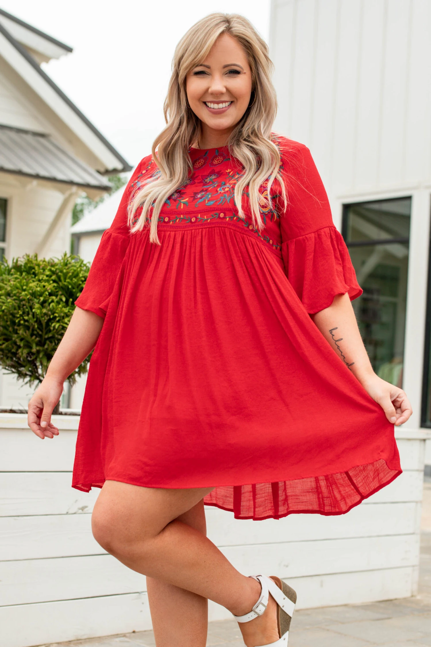 What You Seek Dress, Strawberry 3 What You Seek Dress, Strawberry