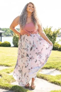 Along The Bay Maxi Skirt, Blush 10 Along The Bay Maxi Skirt, Blush -Chic Soul Store 746A5913
