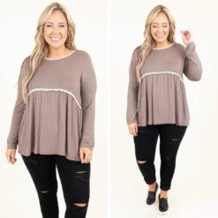 Keep Calm And Strut Along Top, Toffee -Chic Soul Store 7 3736c21f 47c4 4d31 96d5 a4a0724804cb