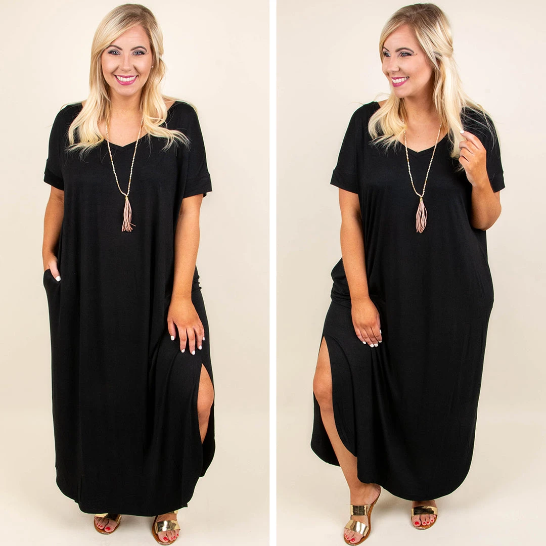 All Summer Long Maxi Dress, Black 7 All Summer Long Maxi Dress, Black - Image 5
