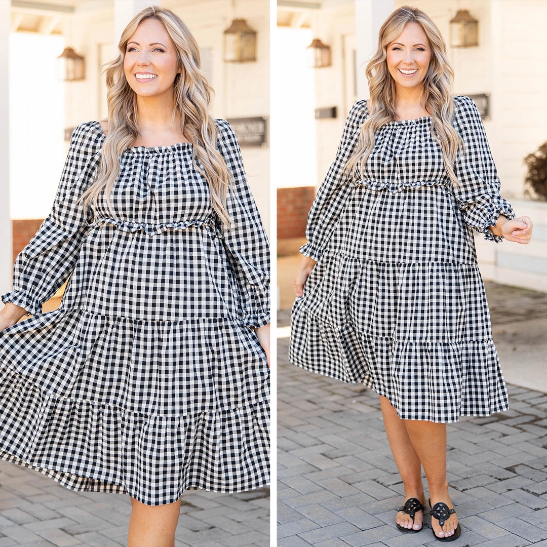 Afternoon Picnics Dress, Black 8 Afternoon Picnics Dress, Black - Image 6