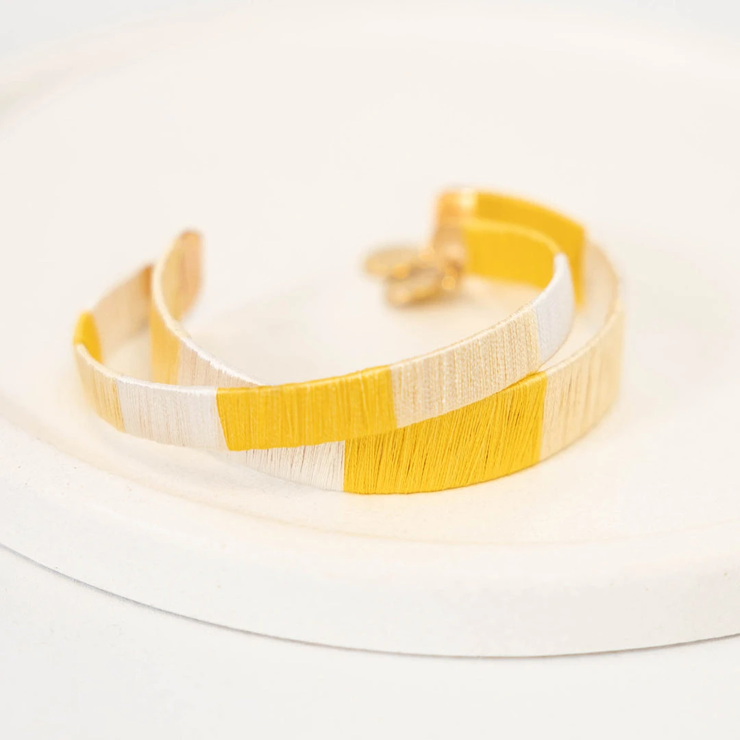 From Day One Bracelet, Yellow 5 From Day One Bracelet, Yellow - Image 3