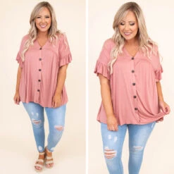 Bittersweet Beginnings Top, Dusty Pink -Chic Soul Store 7 75fc5561 40fe 4ada 8c9a 08b3d2c2bae9