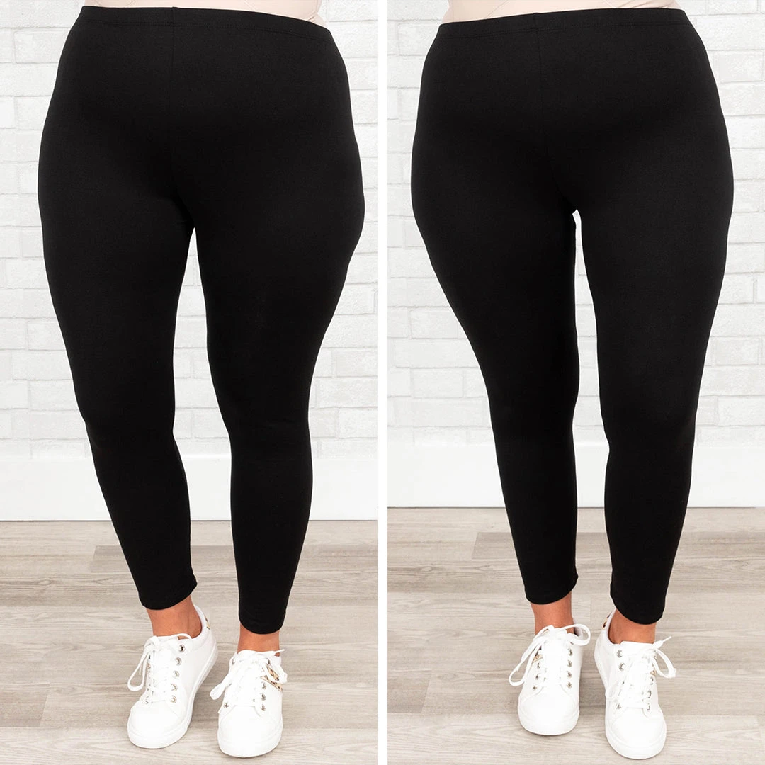 Quick With It Leggings, Black 8 Quick With It Leggings, Black - Image 6