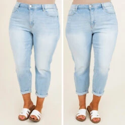Made Just Fine Mom Jeans, Light Denim -Chic Soul Store 7 8793ddc4 34ac 441e a7fe a3b588490ed6