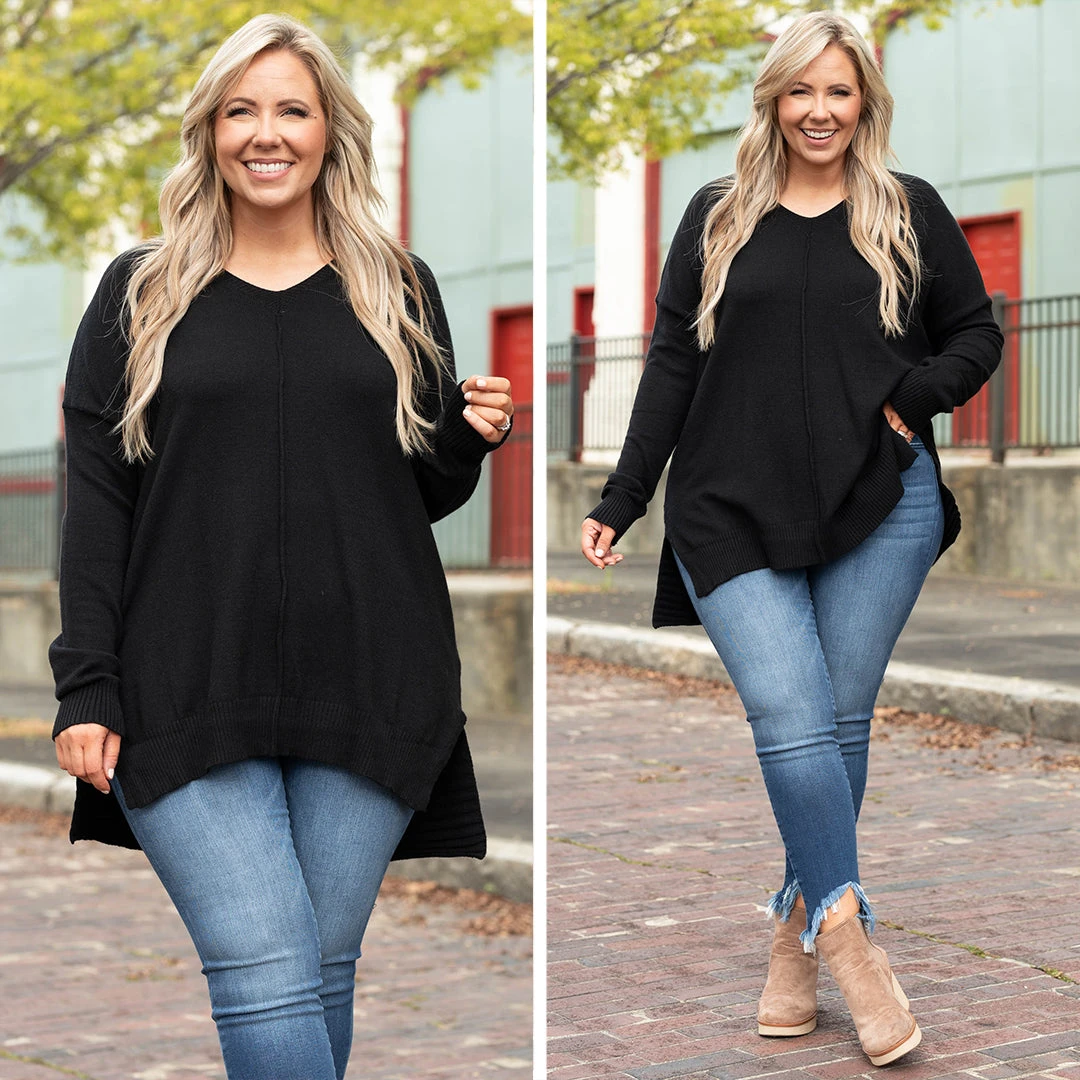 I'm Better Now Sweater, Black 8 I'm Better Now Sweater, Black - Image 6