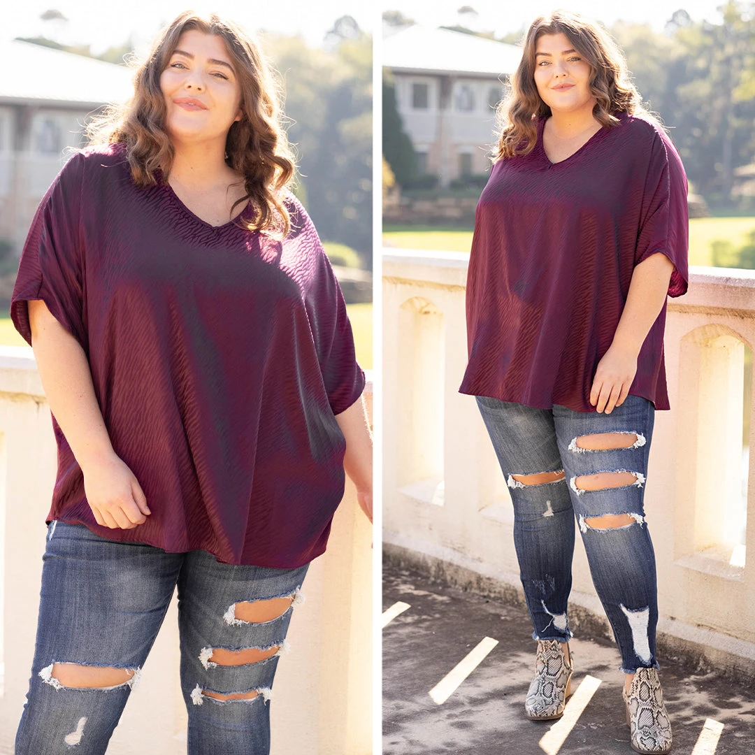 Over You Top, Wine 8 Over You Top, Wine - Image 6