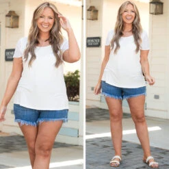 I'm Back Top, White -Chic Soul Store 7 d347365f f38b 437a 8a5b 244f955f3ff2