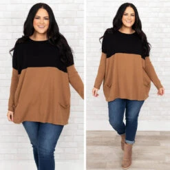 Smooth Talking Sweater, Black-Copper -Chic Soul Store 7 f879d37a 8b29 4208 b511 8b2e04fe4b2e