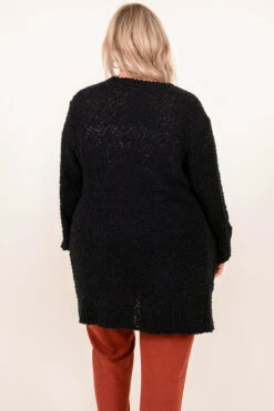 Turn The Car Around Cardigan, Black 12 Turn The Car Around Cardigan, Black -Chic Soul Store 8 10 13591 1 1