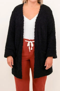 Turn The Car Around Cardigan, Black 11 Turn The Car Around Cardigan, Black -Chic Soul Store 8 10 13592 1 1