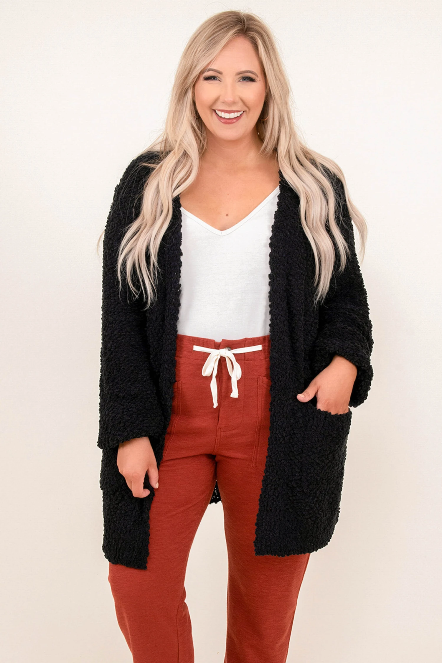 Turn The Car Around Cardigan, Black 3 Turn The Car Around Cardigan, Black