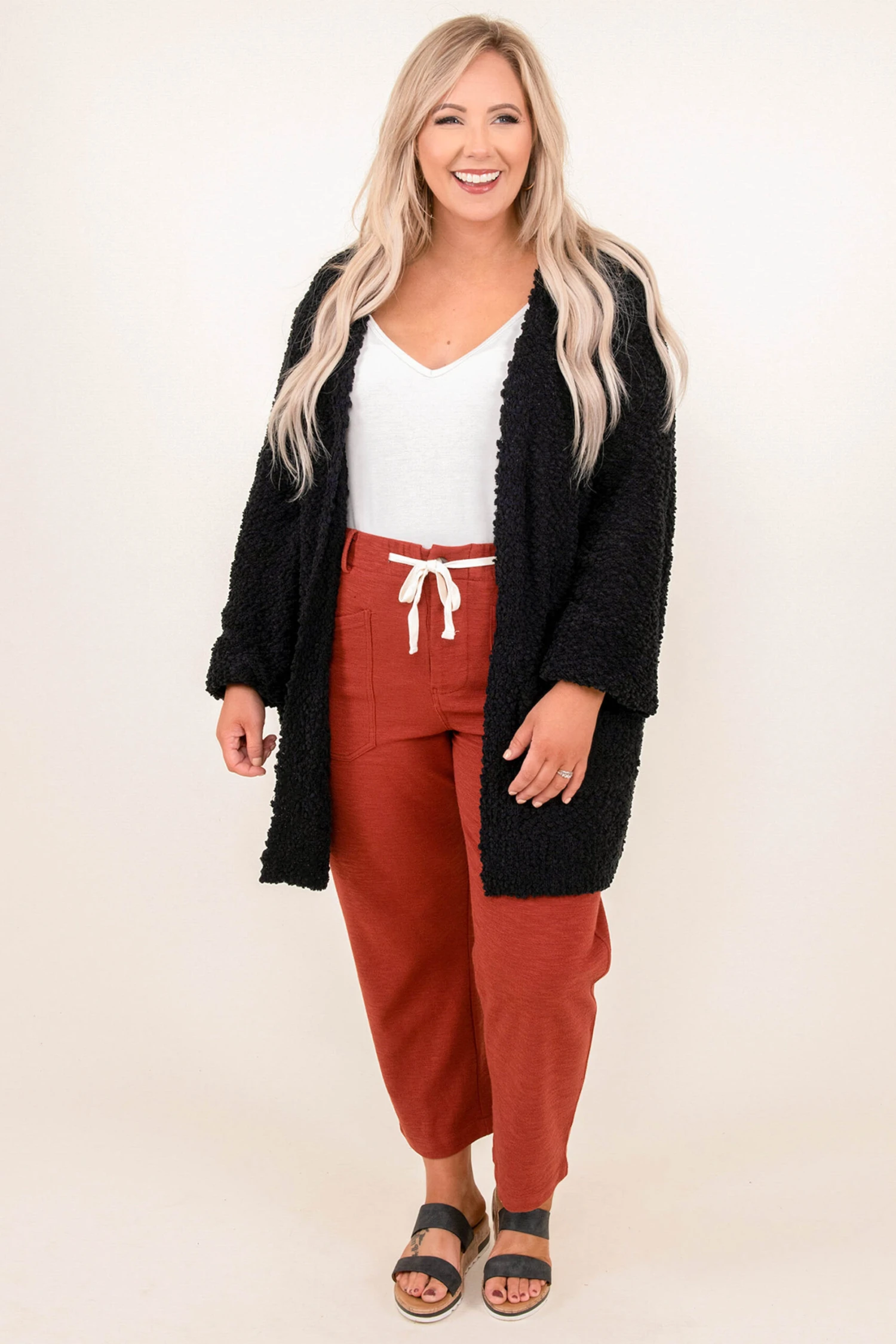 Turn The Car Around Cardigan, Black 4 Turn The Car Around Cardigan, Black - Image 2