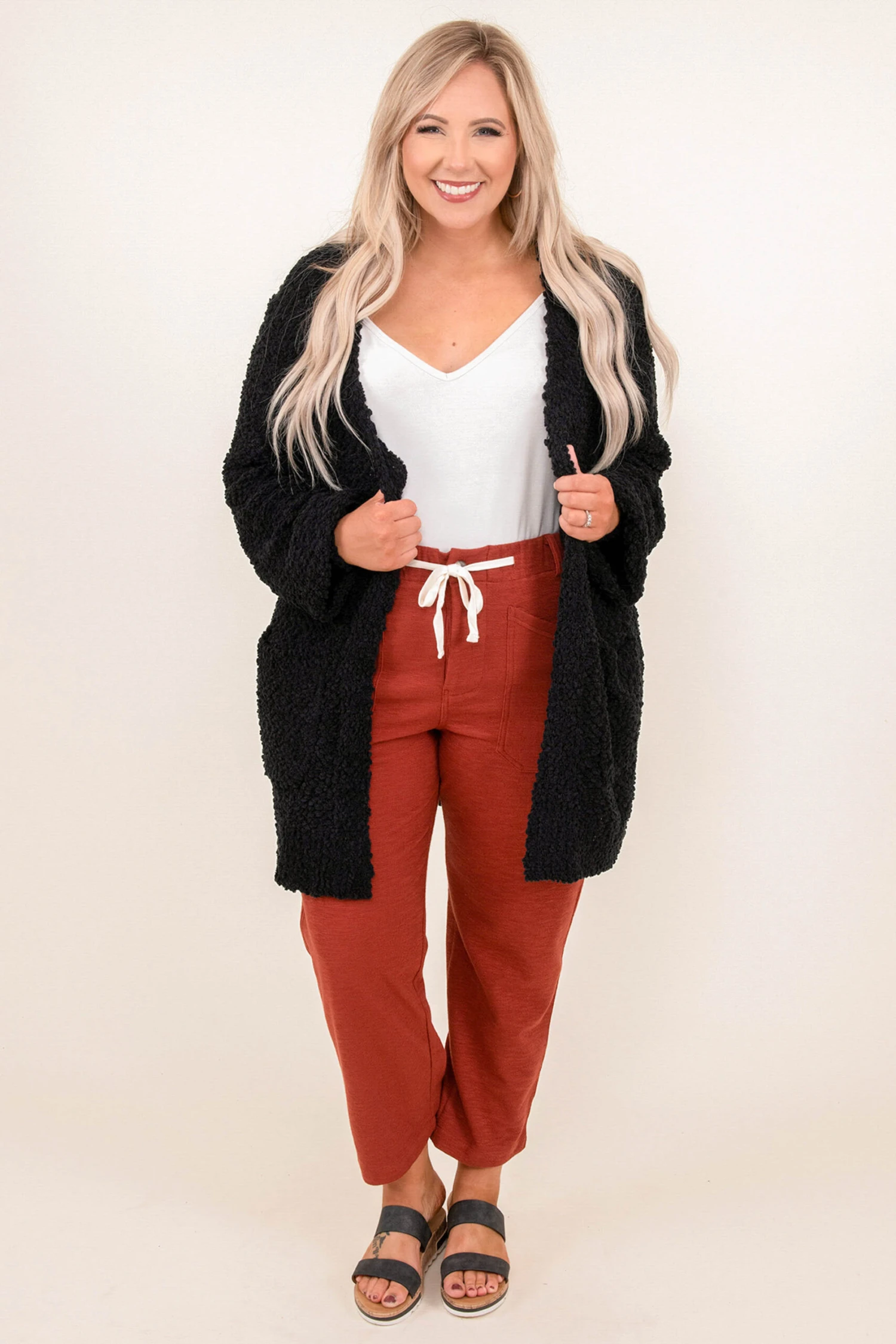 Turn The Car Around Cardigan, Black 5 Turn The Car Around Cardigan, Black - Image 3