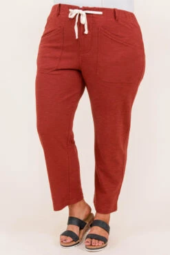 Desert Views Pants, Brick -Chic Soul Store 8 10 13597 1 Edit