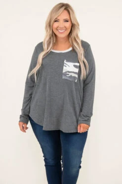 The Place Where Nobody Else Goes Top, Charcoal