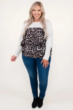 Life Always Goes On Top, Taupe -Chic Soul Store 8 13 13689