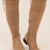 Right Way To Walk Suede Boot, Natural 1 Right Way To Walk Suede Boot, Natural -Chic Soul Store 8 13 13736 Edit