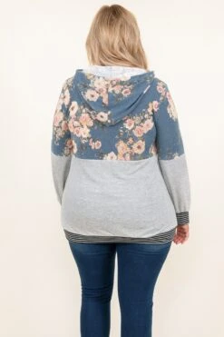 What World Are We In Hoodie, Navy -Chic Soul Store 8 17 13759