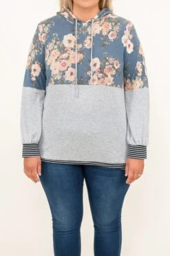 What World Are We In Hoodie, Navy -Chic Soul Store 8 17 13760