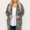 Pop Back In Cardigan, Camo Print 1 Pop Back In Cardigan, Camo Print -Chic Soul Store 8 17 13821