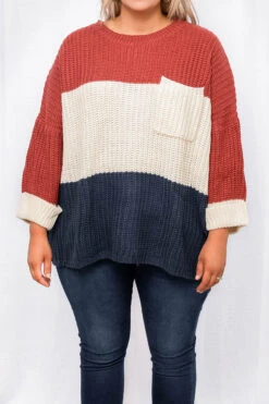 Shady Pines Sweater, Navy Combo 11 Shady Pines Sweater, Navy Combo -Chic Soul Store 8 18 13933