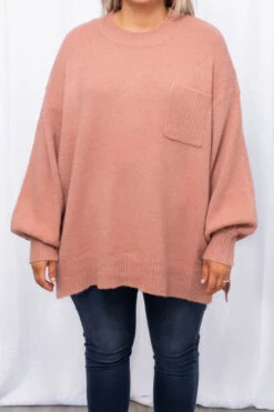 Yours In A Heartbeat Top, Mauve -Chic Soul Store 8 18 13947