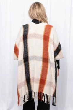 I Make My Own Decisions Kimono, Cream -Chic Soul Store 8 18 13980