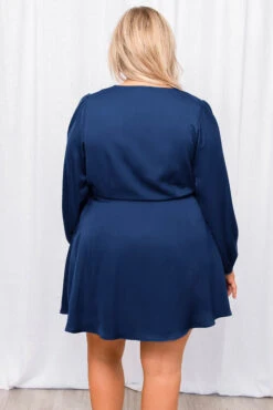 Glam Doll Dress, Navy -Chic Soul Store 8 18 14068 Edit