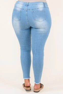 Bold Moments Jeans, Light Blue -Chic Soul Store 8 19 14248 1