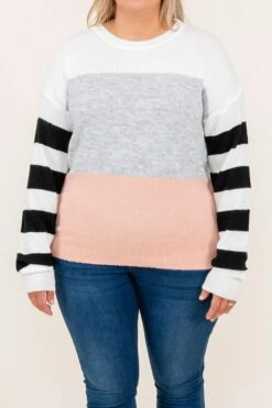 Here To Chill Sweater, Multi -Chic Soul Store 8 19 14278 1