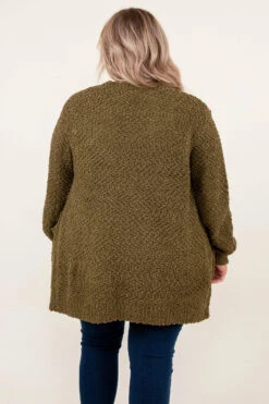 Latte Lover Cardigan, Dusty Olive -Chic Soul Store 8 25 14319
