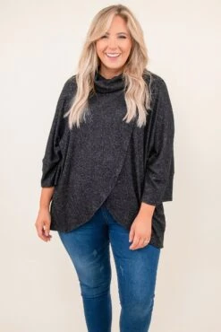 Good To Remember Top, Charcoal Gray