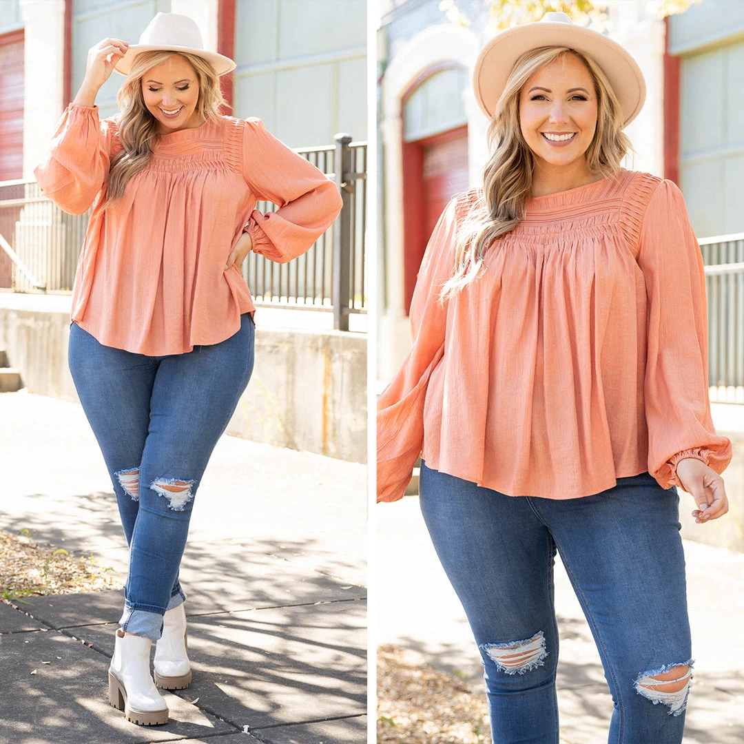 Lost In A Dream Top, Marsala 8 Lost In A Dream Top, Marsala - Image 6