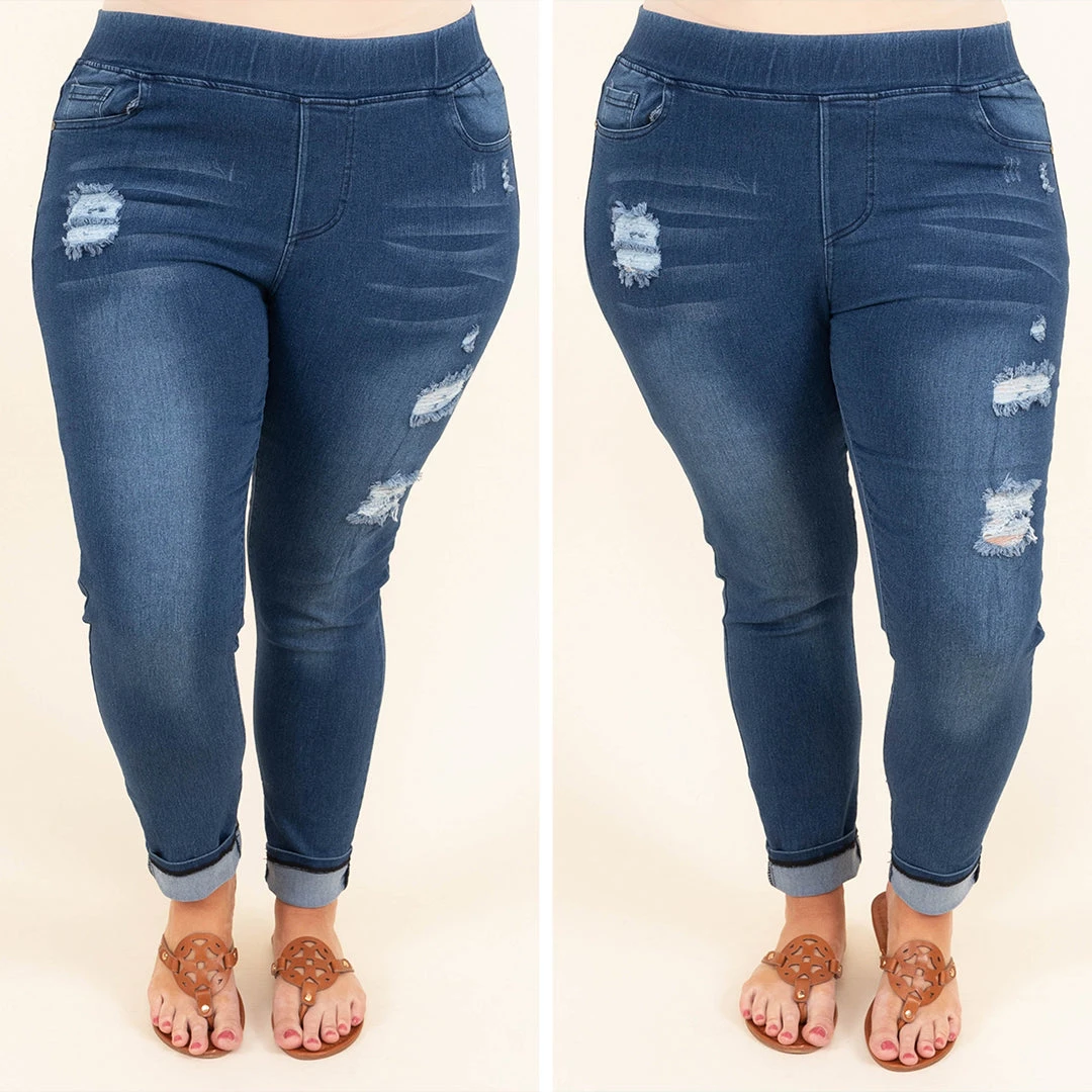 Loving Myself Jeggings, Medium Wash 8 Loving Myself Jeggings, Medium Wash - Image 6