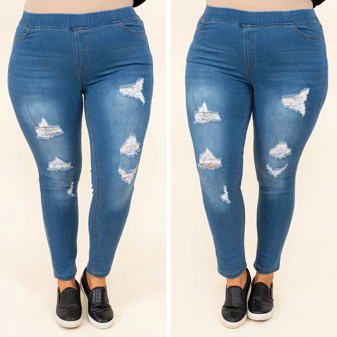 Know That You're Home Jeggings, Medium Wash 8 Know That You're Home Jeggings, Medium Wash - Image 6