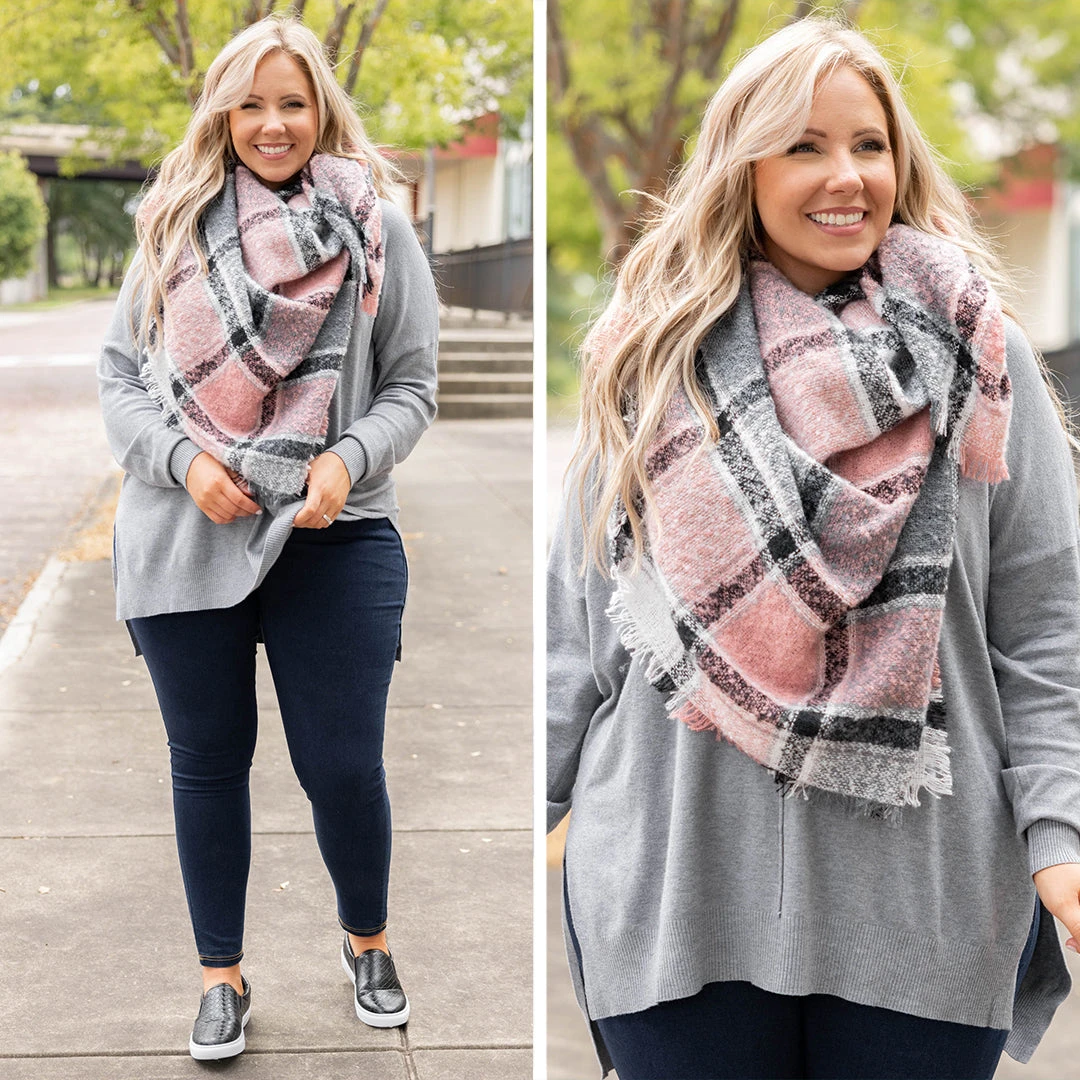 Flash A Smile Scarf, Pink 8 Flash A Smile Scarf, Pink - Image 6