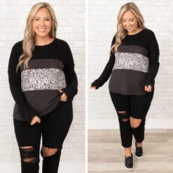 Making New Traditions Top, Charcoal -Chic Soul Store 8 2cf73963 717a 46ec 8218 59358f2bac60