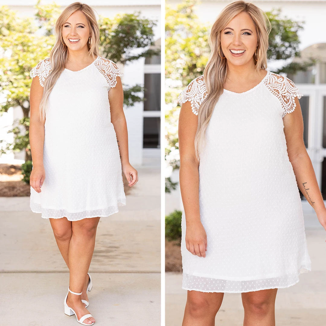 Song And Dance Dress, White 8 Song And Dance Dress, White - Image 6