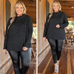 Never Leave Top, Charcoal Gray -Chic Soul Store 8 3eb2c192 bbcb 4d01 b4ac c062c91534fb