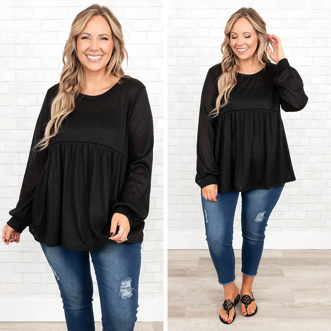 With My Girlfriends Top, Black 8 With My Girlfriends Top, Black - Image 6