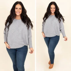 Fly To The Moon Sweater, Heather Grey -Chic Soul Store 8 587a3aed af42 4109 913e 644a55e951de