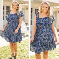 Living In The Hills Dress, Navy -Chic Soul Store 8 7a694e1c c4d6 48ec b4fe 3ec3f6ab936d