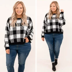 Short Days And Warm Cozy Nights Sweater, Ivory-Black -Chic Soul Store 8 871eeef8 481b 4311 b4e0 9bc079ff331d