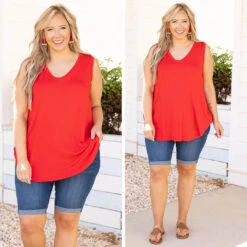 Hot Days Outside Tank, True Red 13 Hot Days Outside Tank, True Red -Chic Soul Store 8 a222d0e7 cea1 4746 a233 b084ccacf539