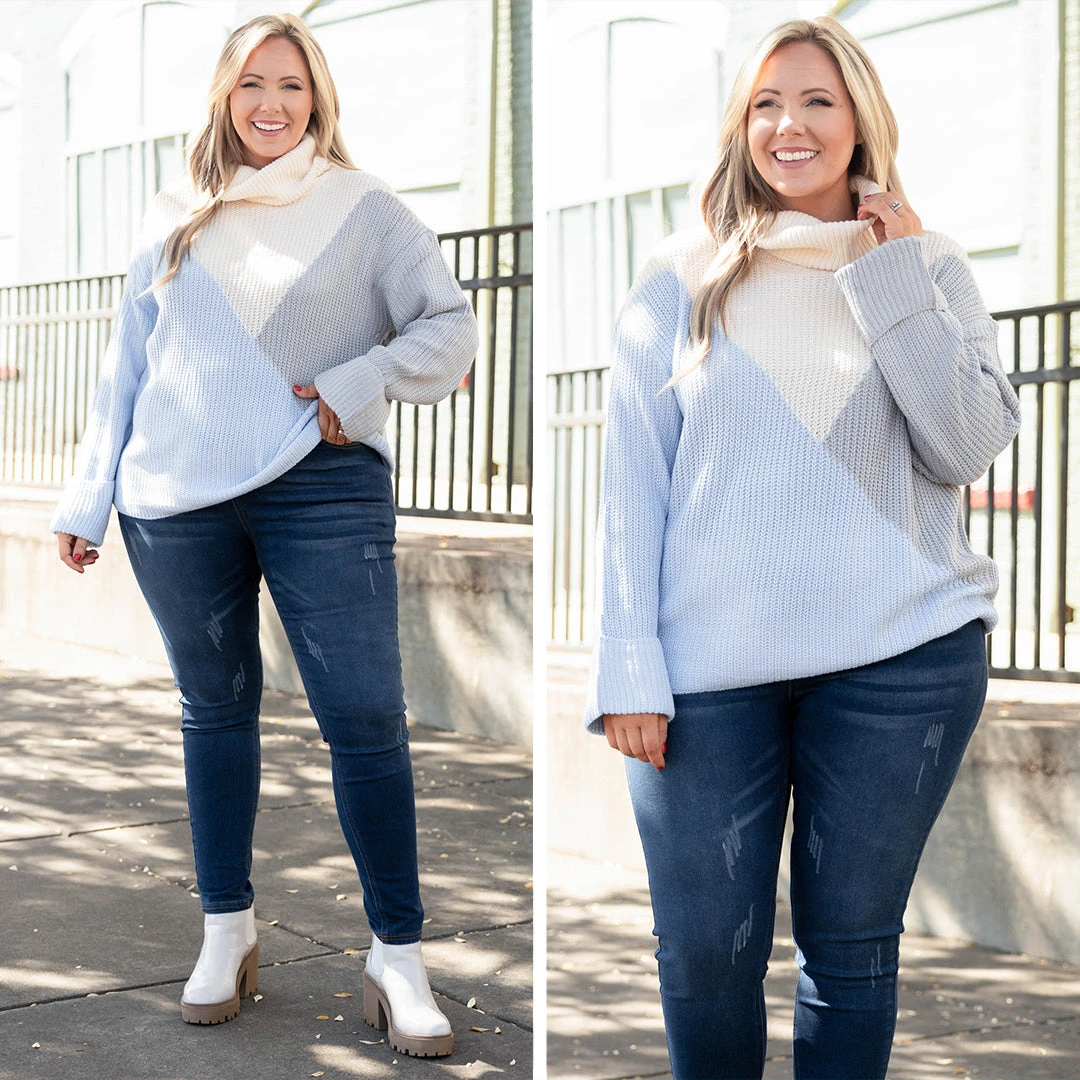 Solving Problems Sweater, Blue Multi 8 Solving Problems Sweater, Blue Multi - Image 6