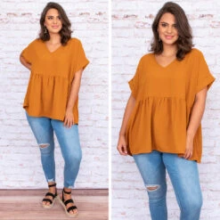 Wide Eyed Gaze Top, Dark Mustard -Chic Soul Store 8 ce30304f 68d6 4cb7 9c37 dd1072a802f6