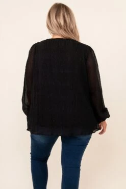 Pure Ambition Blouse, Black 12 Pure Ambition Blouse, Black -Chic Soul Store 9 1 14694